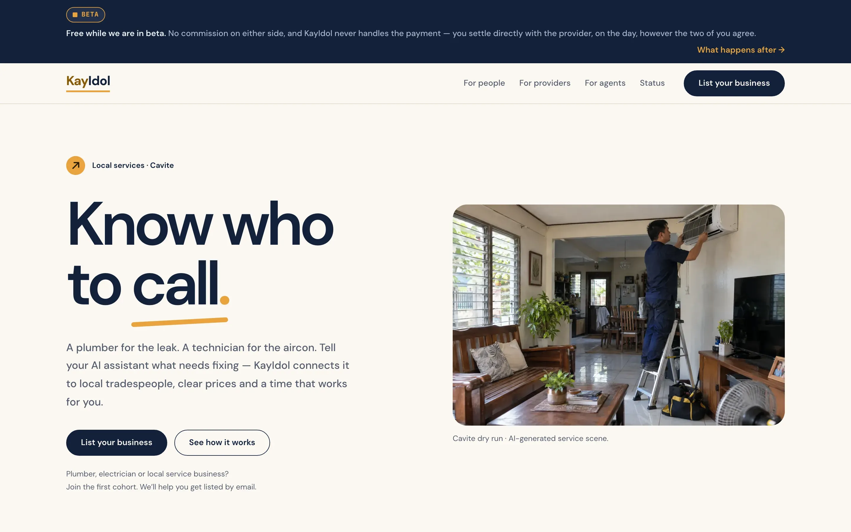 Homepage of KayIdol